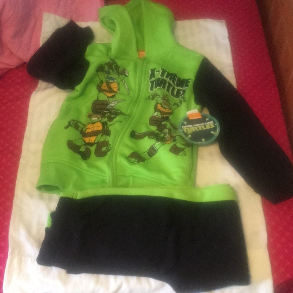 Ninja turtle 2/pc  jacket and pant set